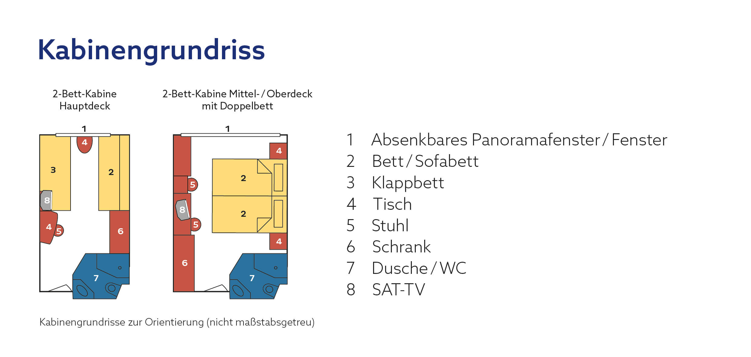 ADAC Reisebüro Robertz Kabinengrundriss